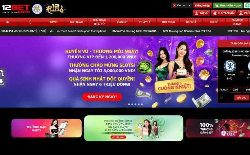 Review nhà cái 12bet - Giới thiệu tổng quan