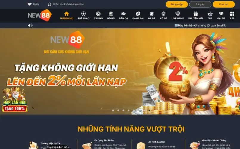 Review nhà cái New88 – Nhà cái cá cược đáng tin cậy và chất lượng hàng đầu